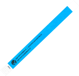 Bracelet bleu fluo